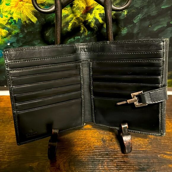 9/10 Gucci GG Denim Monogram Tote Bag FREE Denim Gucci Wallet - Picture 9 of 11